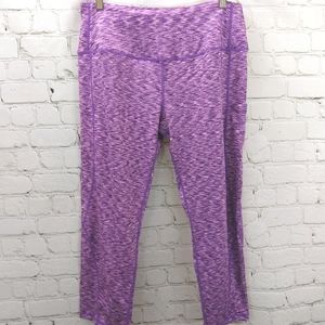 3/$15 MYoga purple multi capri leggings